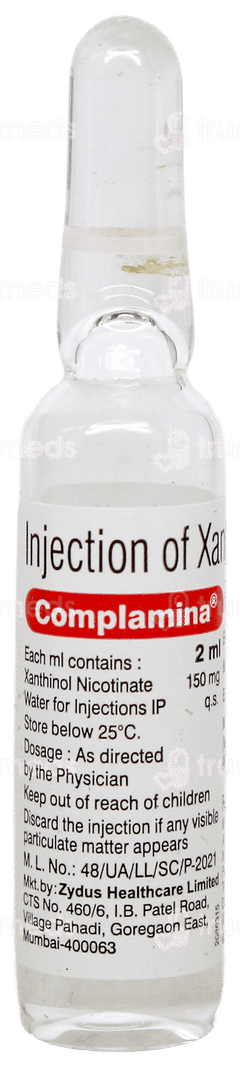 Complamina Injection 2Ml Complamina Injection 2Ml